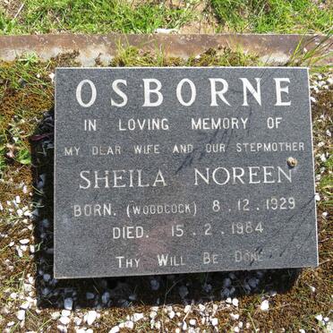 OSBORNE Sheila Noreen nee WOODCOCK 1929-1984