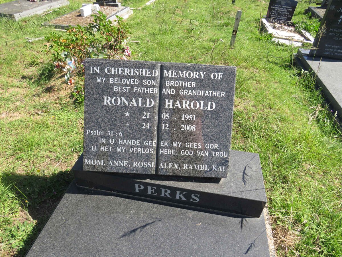 PERKS Ronald Harold 1951-2008