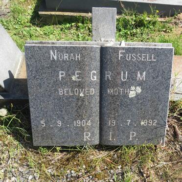 PEGRUM Norah Fussell 1904-1992