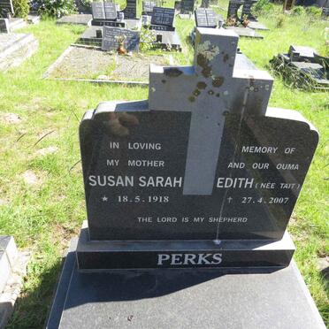 PERKS Susan Sarah Edith nee TAIT 1918-2007