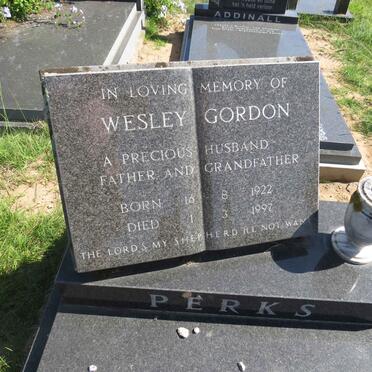 PERKS Wesley Gordon 1922-1997