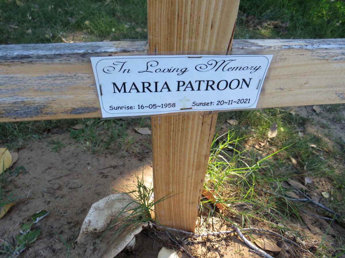 PATROON Maria 1958-2021