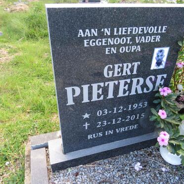 PIETERSE Gert 1953-2015
