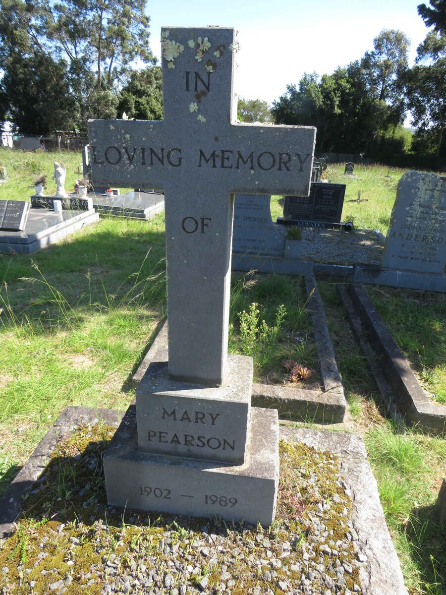 PEARSON Mary 1902-1989