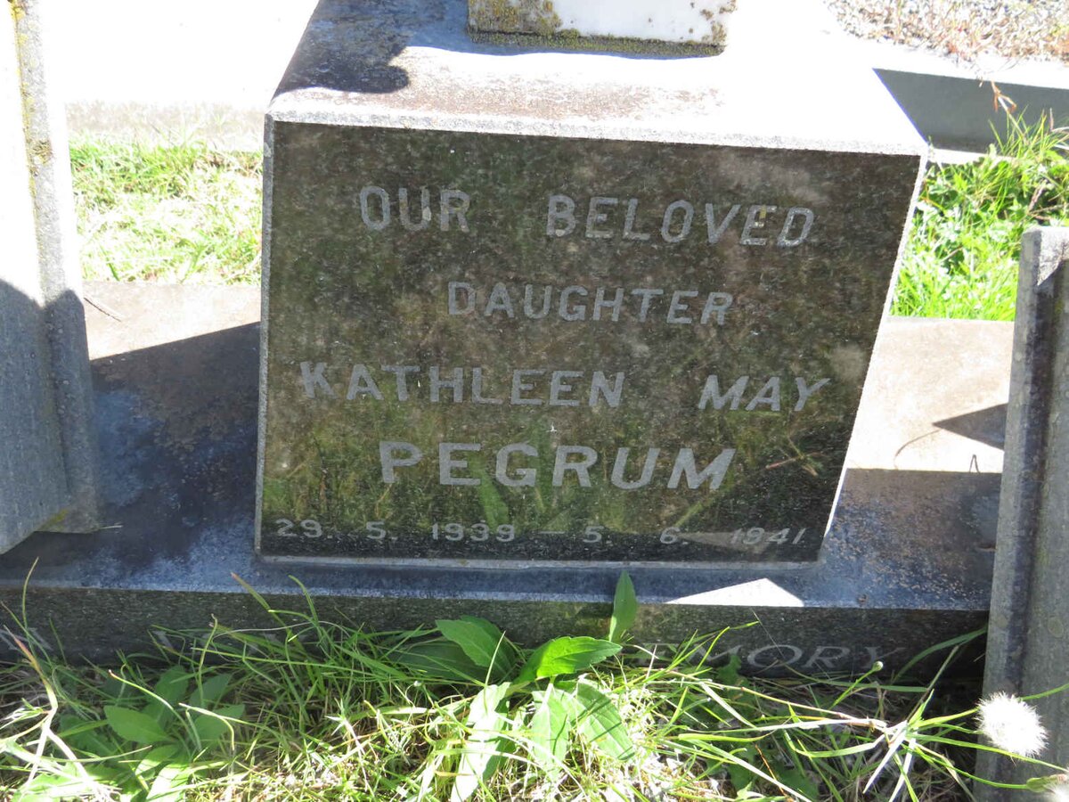 PEGRUM Kathleen May 1939-1941