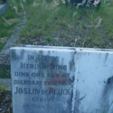 REUCK Joslin, de 18?-1945