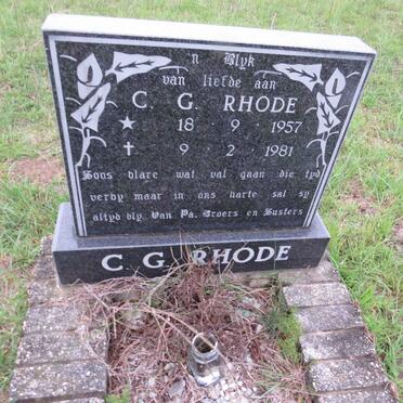 RHODE C.G. 1957-1981
