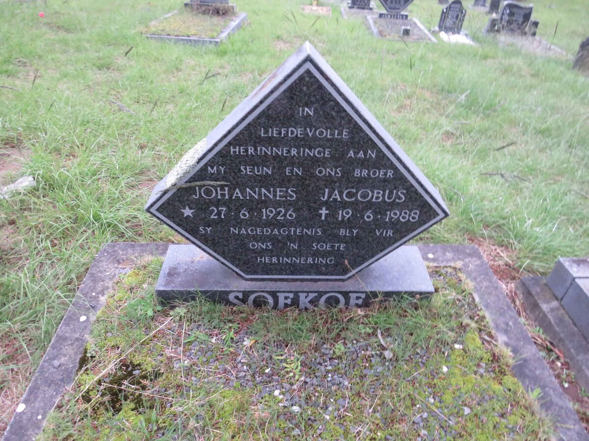 SOEKOE Johannes Jacobus 1926-1988