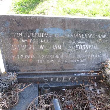 STEELE Gilbert William 1908-1986 &amp; Cornelia 1906-1996