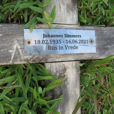 SIMMERS Johannes 1935-2021