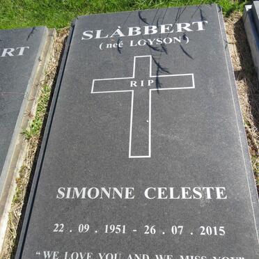 SLABBERT Simonne Celeste nee LOYSON 1951-2015