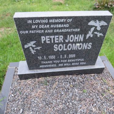 SOLOMONS Peter John 1950-2009