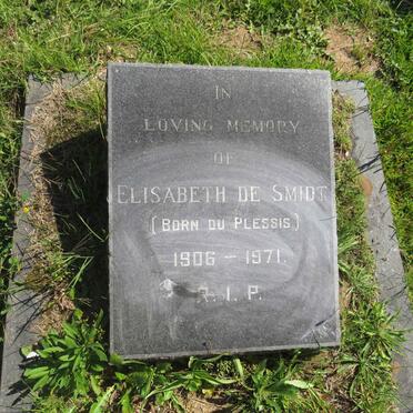 SMIDT Elisabeth, de nee DU PLESSIS 1906-1971