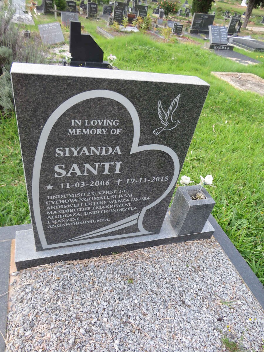 SANTI Siyanda 2006-2018