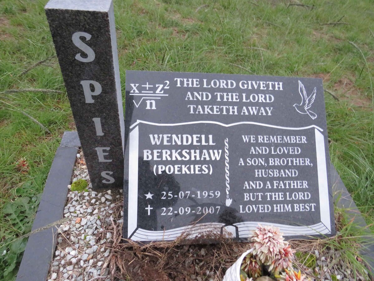 SPIES Wendell Berkshaw 1959-2007