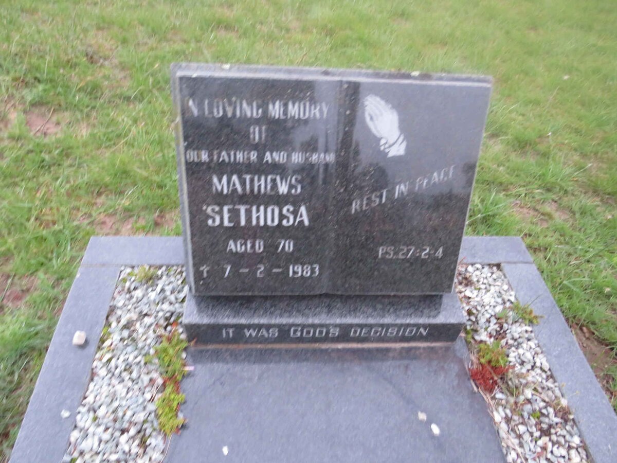 SETHOSA Mathews -1983