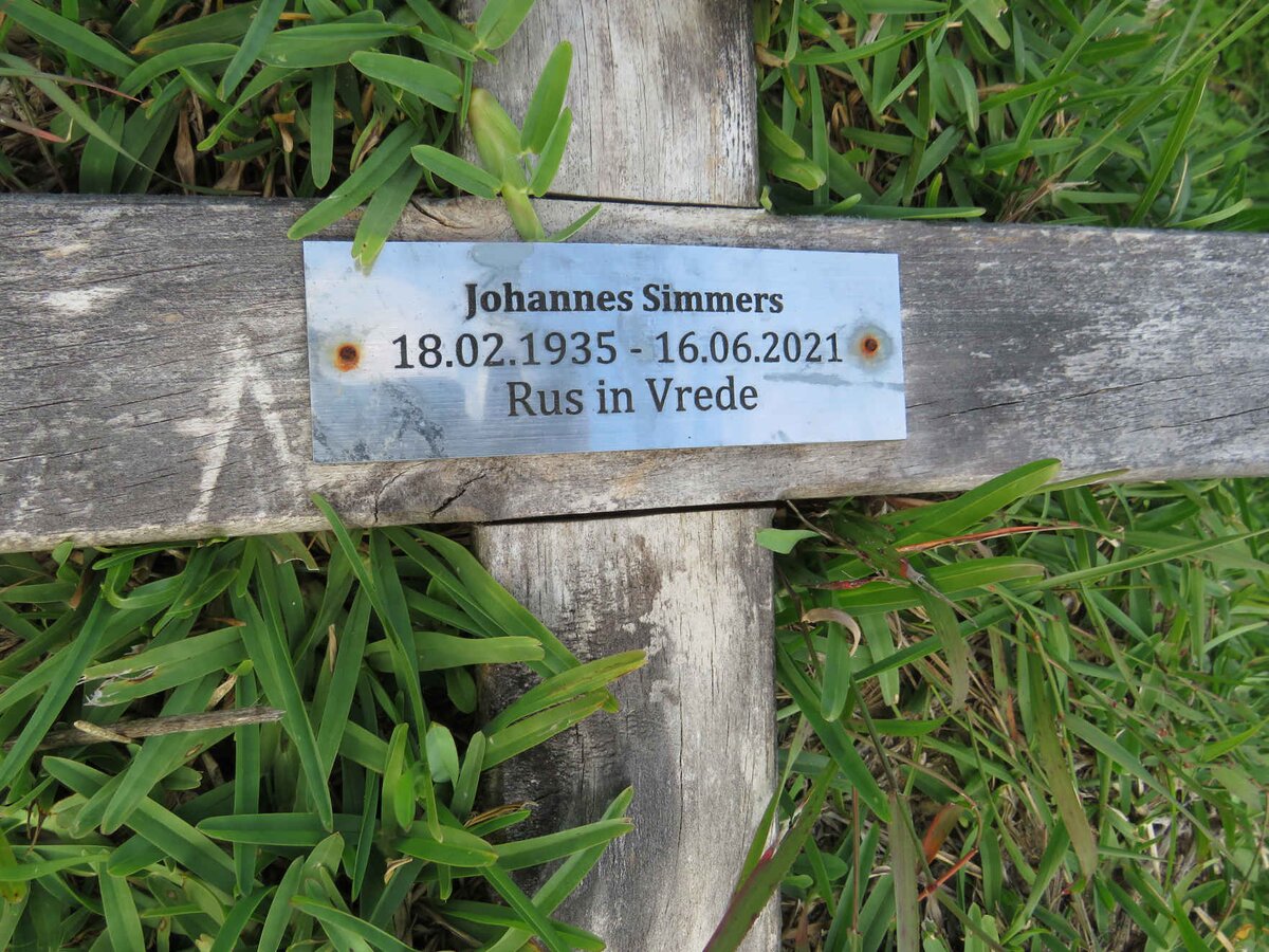 SIMMERS Johannes 1935-2021
