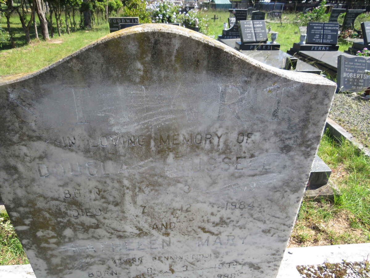 STUART Douglas Russell 1909-1984 &amp; Kathleen Mary nee BENNINGTON 1909-1996