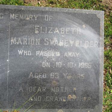 SWANEVELDER Elizabeth Marion -1969