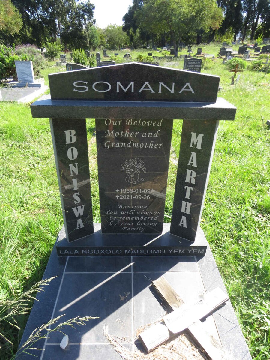 SOMANA Boniswa Martha 1956-2021