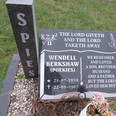 SPIES Wendell Berkshaw 1959-2007