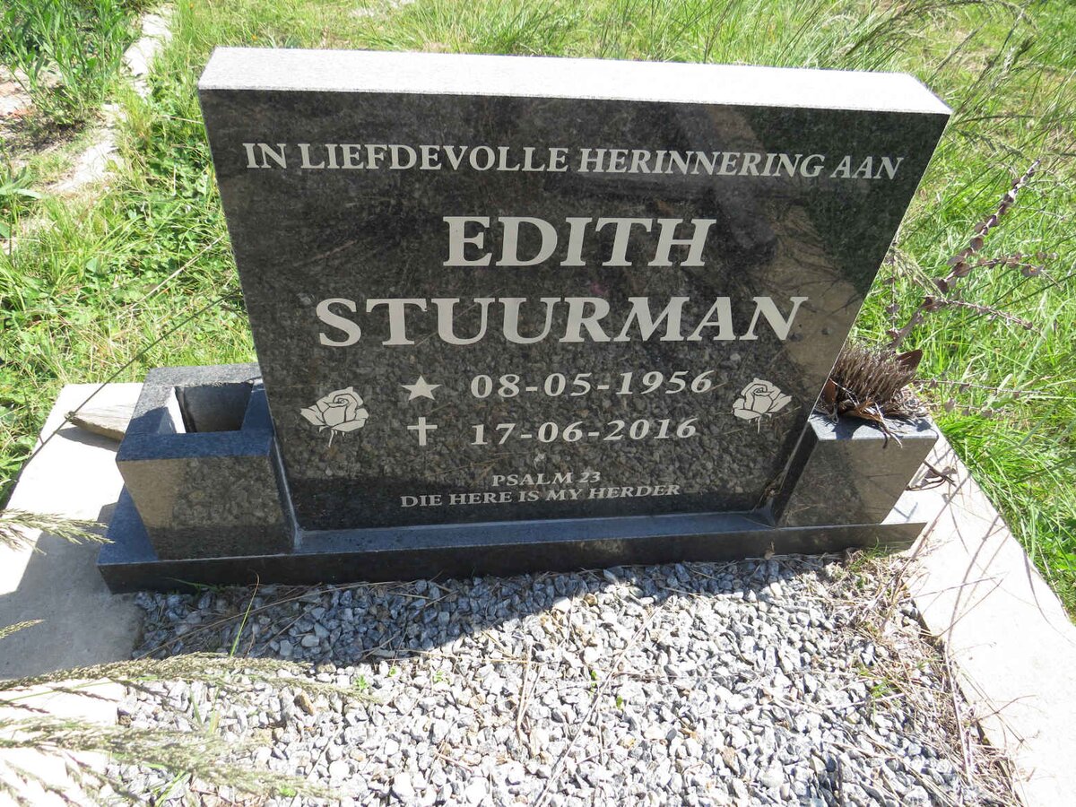 STUURMAN Edith 1956-2016