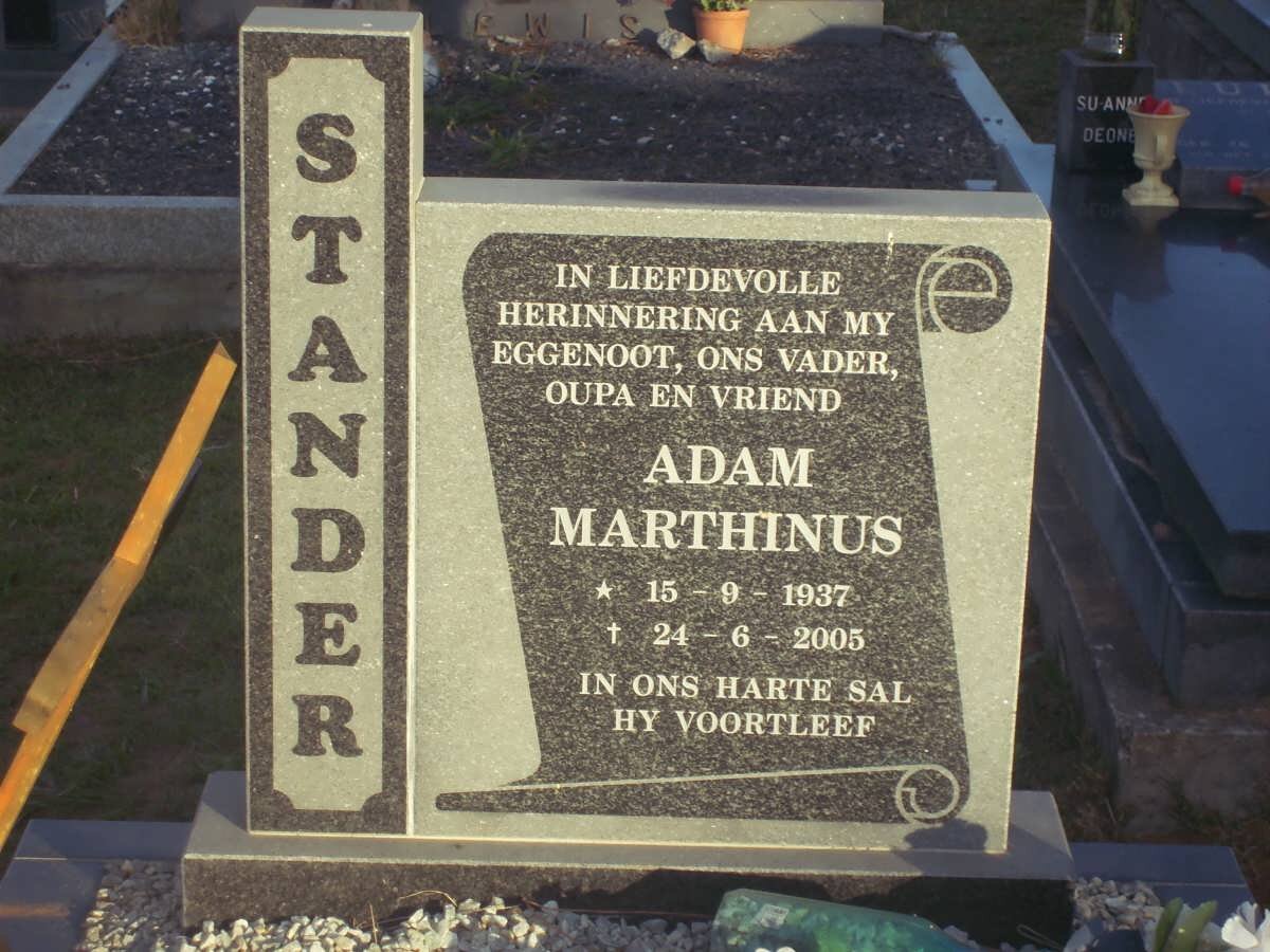 STANDER Adam Marthinus 1937-2005