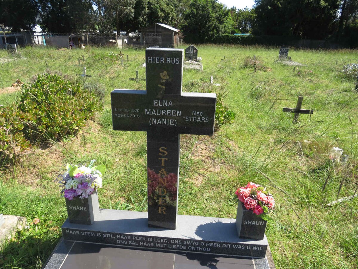 STANDER Elna Maureen nee STEARS 1970-2016