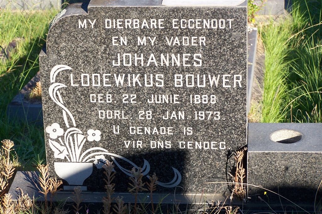 STRYDOM Johannes Lodewikus Bouwer 1888-1973
