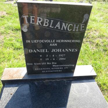 TERBLANCHE Daniel Johannes 1927-2004