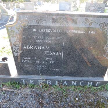 TERBLANCHE Abraham Jesaja 1945-1992