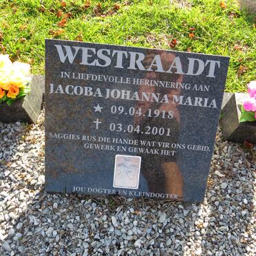 WESTRAADT Jacoba Johanna Maria 1918-2001
