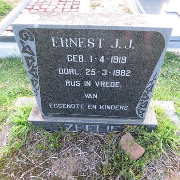 ZEELIE Ernest J.J. 1919-1982