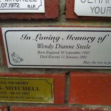 STEELE Wendy Dianne 1945-2002
