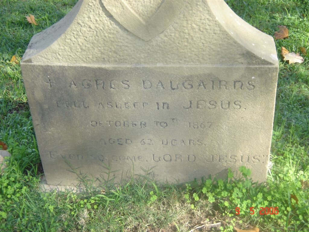 DALGAIRNS Agnes -1867