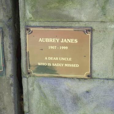 JANES Aubrey 1907-1999