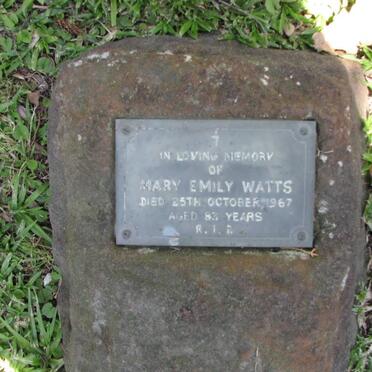 WATTS Mary Emily -1967