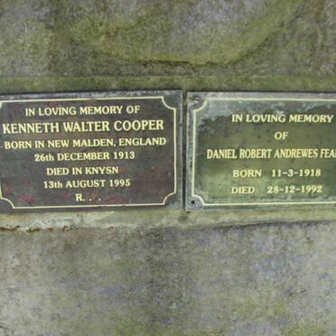 COOPER Kenneth Walter 1913-1995 :: FEARON Daniel Robert Andrewes 1918-1992