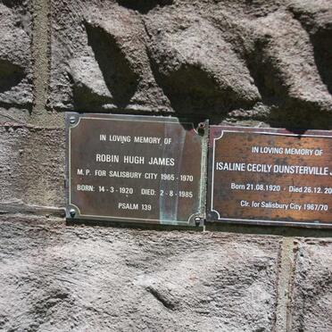 JAMES Robin Hugh 1920-1985 :: JAMES Isaline Cecily Dunsterville 1920-2007