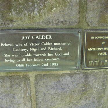 CALDER Joy -1985 :: PAUL Anthony Winston 1942-1992