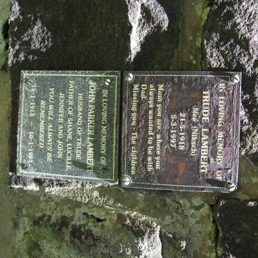 LAMBERT John Parker 1913-1993 &amp; Trude NIKSCH 1918-1997