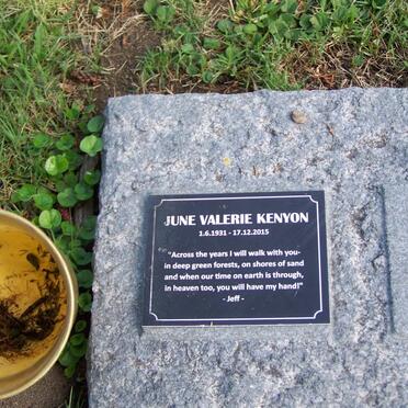 KENYON June Valerie 1931-2015