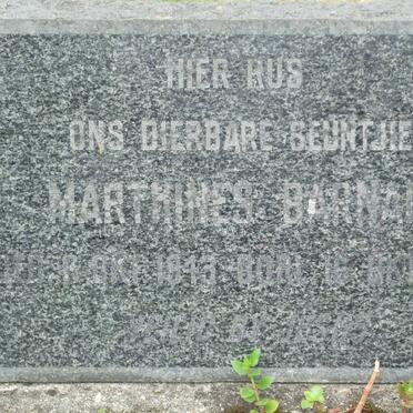 BARNARD Marthinus -1913