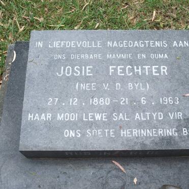 FECHTER Josie nee V D BYL 1880-1963