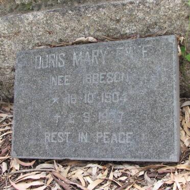 FYFE Doris Mary nee IBBESON 1904-1977