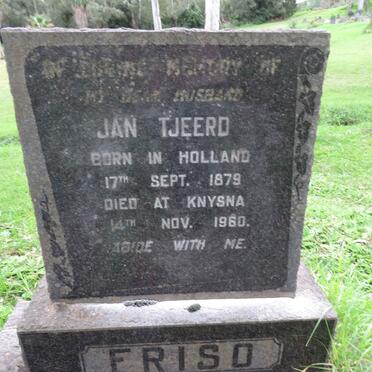 FRISO Jan Tjeerd 1879-1960