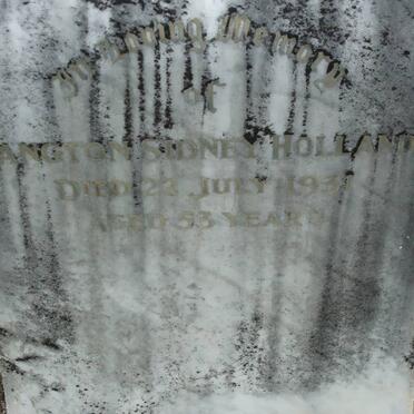 HOLLAND Angton Sidney -1931