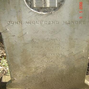 HANDEL John Wolfgang 1835-1909