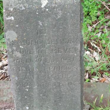 MEYER Maureen E. 1931-193?