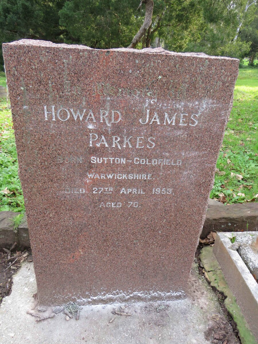 PARKES Howard James -1953